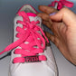 Pantofi sport casual alb cu roz marimea 38